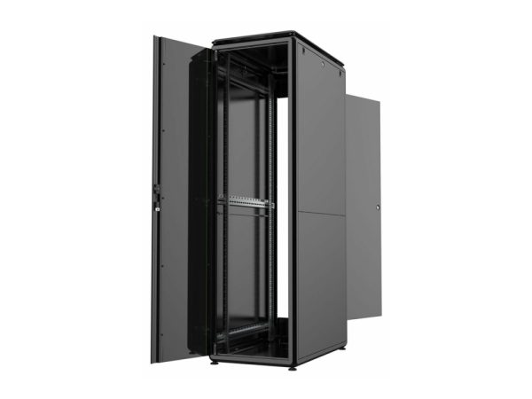 Lanview By Logon Data Line - Rack Kabinet - 600 X 1000 Mm, Data Line - Fritstående - Sort - 42U - 19"