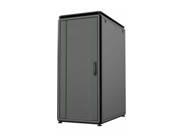 Lanview By Logon Data Line - Rack Kabinet - 600 X 1000 Mm, Datalinje - Fritstående - Sort, Ral 9005 - 26U - 19"