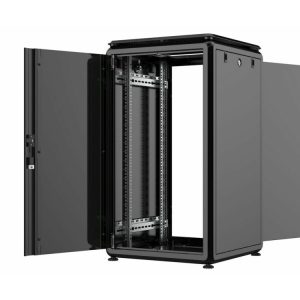 Lanview By Logon Data Line - Rack Kabinet - 600 X 600 Mm, Data Line - Fritstående - Sort - 20U - 19"