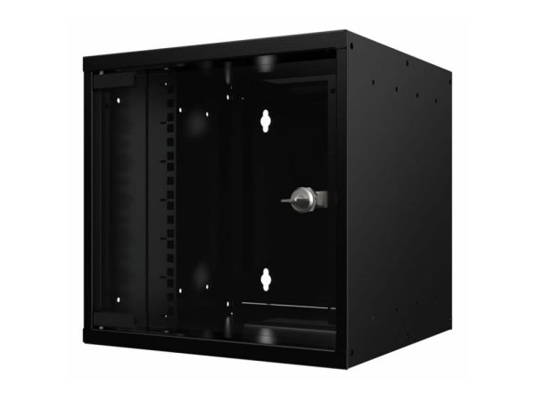 Lanview By Logon - Rack Kabinet - 31 X 30 - Vægmonterbar - Sort - 6U - 10"