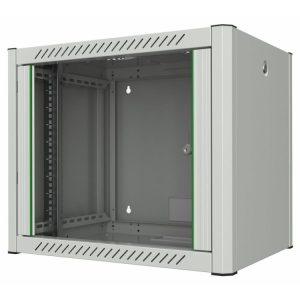 Lanview By Logon - Rack Kabinet - 60 X 45, Pro - Vægmonterbar - Hvid, Ral 7035 - 9U - 19"