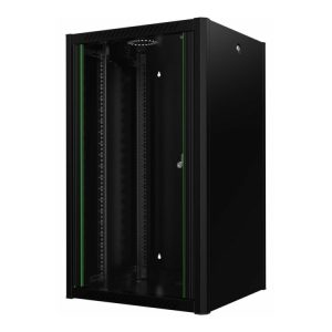 Lanview By Logon - Rack Kabinet - 60 X 56, Pro - Vægmonterbar - Sort, Ral 9005 - 20U - 19"