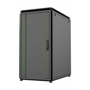 Lanview By Logon - Rack Kabinet - 600 X 1000 Mm, Data Line - Fritstående - Sort, Ral 9005 - 22U - 19"