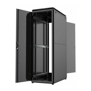 Lanview By Logon - Rack Kabinet - 600 X 1000 Mm, Data Line - Fritstående - Sort, Ral 9005 - 36U - 19"