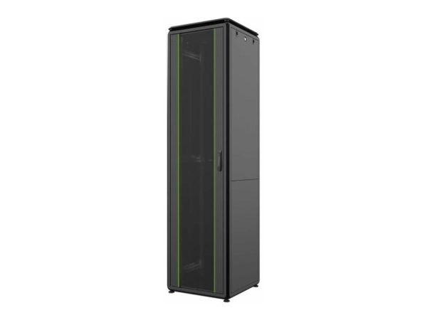 Lanview By Logon - Rack Kabinet - 600 X 600 Mm, Data Line - Fritstående - Sort, Ral 9005 - 46U - 19"