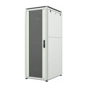 Lanview By Logon - Rack Kabinet - 600 X 800 Mm, Data Line - Fritstående - Hvid, Ral 7035 - 32U - 19"