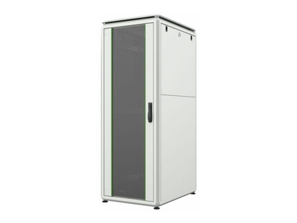 Lanview By Logon - Rack Kabinet - 600 X 800 Mm, Data Line - Fritstående - Hvid, Ral 7035 - 32U - 19"