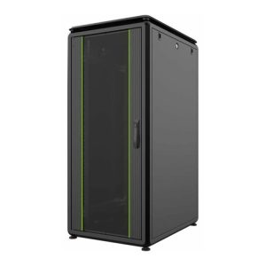 Lanview By Logon - Rack Kabinet - 800 X 800 Mm, Data Line - Fritstående - Sort, Ral 9005 - 26U - 19"