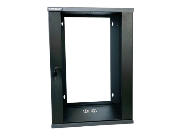 Lanview - Rack Kabinet - 500 Mm Dybde, Øko - Vægmonterbar - Sort - 15U - 19"