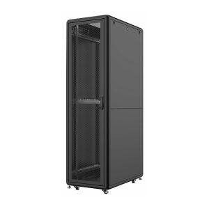 Lanview - Rack Kabinet - 600 X 1000 Mm, Serverlinje - Fritstående - Sort, Ral 9005 - 42U - 19"