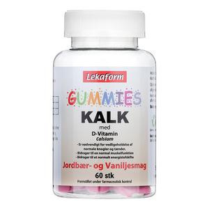 Lekaform Gummies Kalk + D-Vitamin - 60 stk.