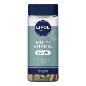 Livol Multivitamin 50+ urter - 150 tabl.