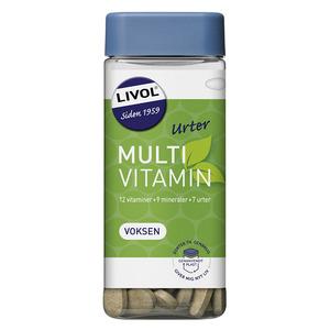 Livol Multivitamin m. urter - 150 tabl.