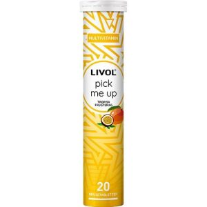 Livol Pick me up, tropisk smag, 20tab