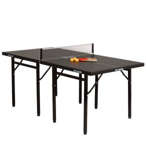 MIDI bordtennisbord Black Line - FRI FRAGT - Med 2 bat og 3 bolde - 182cm (L) x 91cm (B) x 75 cm(H)