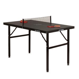 MINI bordtennisbord Black Line - FRI FRAGT - 2 bat medfølger - 125cm (L) x 76cm (B) x 75 cm (H)