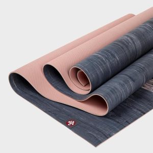 Manduka eKO Lite Yogamåtte coral marbled, 4mm.