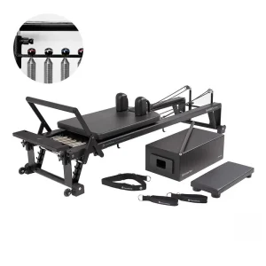 Merrithew V2 Max Reformer With High Precision Gearbar Bundle (Jet Black)