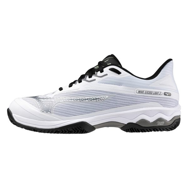 Mizuno Wave Exceed Light 2 CC White/Metallic Gray/Black