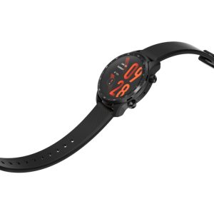 Mobvoi Ticwatch Pro 3 Ultra - 47 Mm - Skyggesort - Smart Ur Med Bånd - Fluororubber - Display 1.4" - Farve/Monokrom (Dobbeltlag) - 8 Gb - Wi-Fi, Nfc,