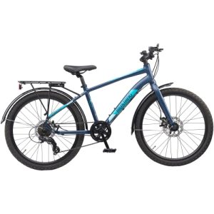 Mustang Vulcan TX330 24" mountainbike med 7 gear - Navy blue