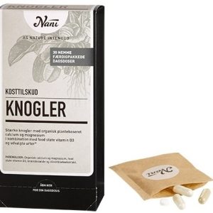 Nani Knogler helsepakke calcium, magnesium, vitamin D3, 30 br.