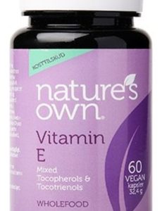 Natures Own Vitamin E Mixed Tocopherols & Tocotrieno, 60kap.