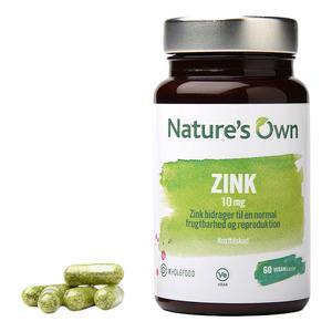 Nature's Own Zink - 60 kaps.