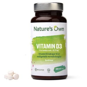 Nature´s own Vitamin D3, 120tab