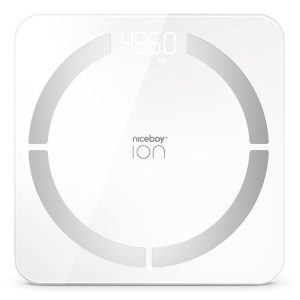 Niceboy ION Smart Scale - Bluetooth / Wifi Kropsanalyse Badevægt - Hvid