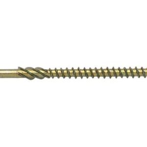 Nkt Fasteners Spunskrue Spun®+ 5,0X100/54 Mm Undersænket Hoved, Elforzinket Med Tx20 Kærv Delgevind, Udvendige Ribber - (100 Stk.)