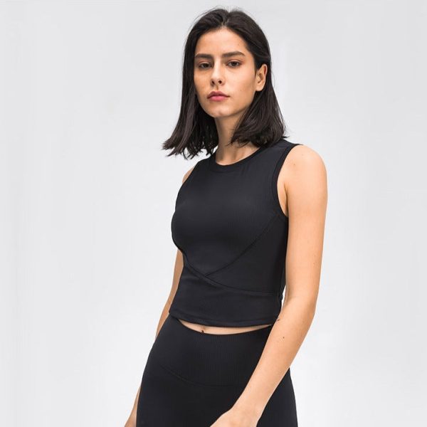 Nordic-wellness Cropped Tank Top - Black - M