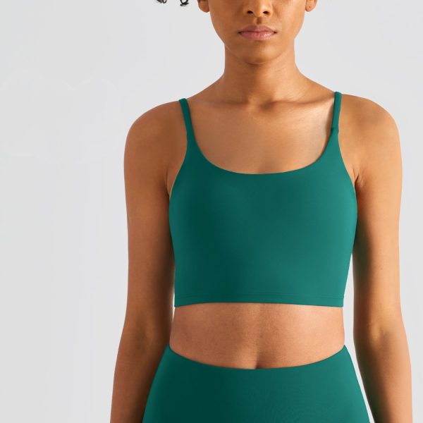 Nordic-wellness Cropped Top & Leggings - Dark Mint - L