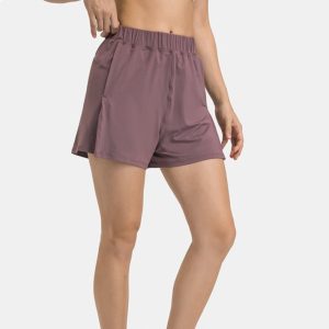 Nordic-wellness Loose Fit Shorts - Dusty Grape - L