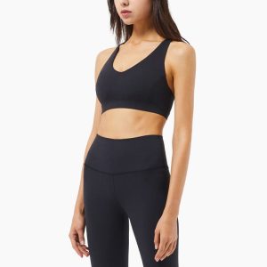 Nordic-wellness Racerback Sports-BH - Black - L