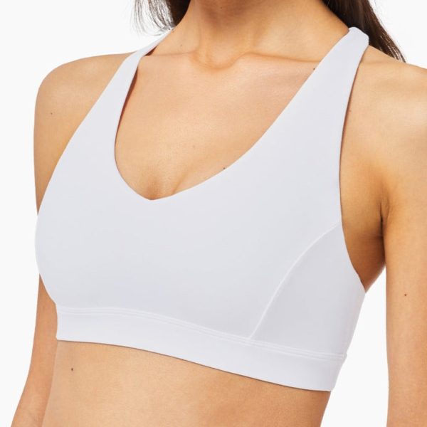 Nordic-wellness Racerback Sports-BH - White - M