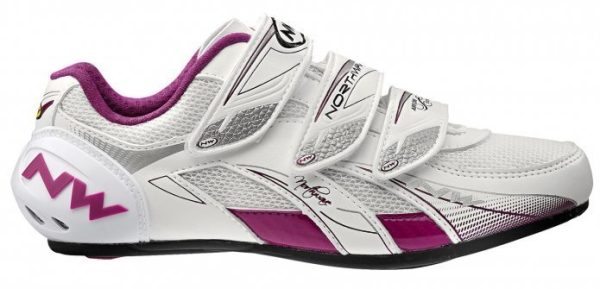 NorthWave Venus Dame Race-sko, white/purple