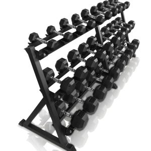 Odin 545kg Hex Set PAKKETILBUD (15 sæt håndvægte + rack)