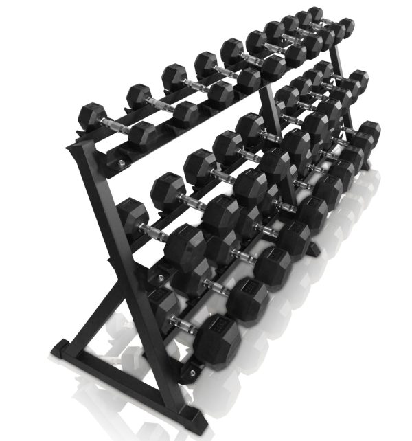 Odin 545kg Hex Set PAKKETILBUD (15 sæt håndvægte + rack)