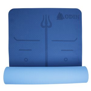 Odin Dual Blue TPE Yogamåtte 0,6cm