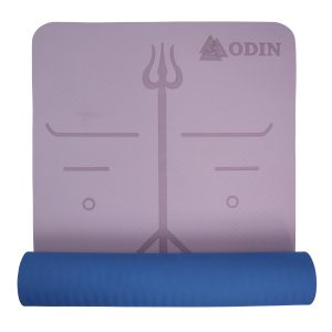 Odin Dual Pink/Blue TPE Yogamåtte 0,6cm