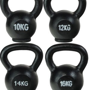 Odin Kettlebell Støbejern PAKKETILBUD (10, 12, 14, 16kg)