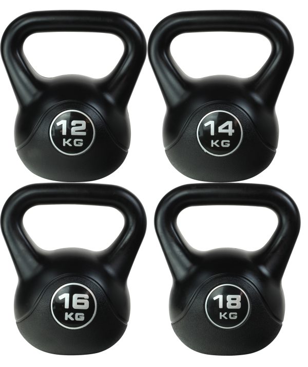 Odin Vinyl Kettlebell PAKKETILBUD (12, 14, 16, 18kg)