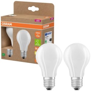 Osram 4099854253560 Led (Rgb)-Lamp Eek A (A - G) E27 Pæreform 5 W = 75 W Varmhvid (Ø X H) 60 Mm X 60 Mm 2 Stk