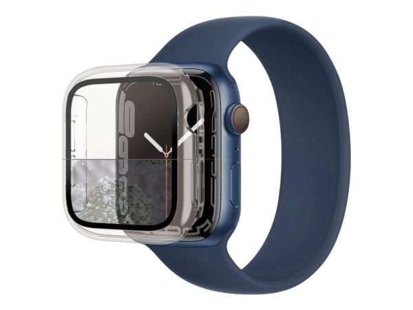 Panzerglass - Skærmbeskytter For Smart Watch - Fuld Krop - Glas - Rammefarve Sort - For Apple Watch (45 Mm)