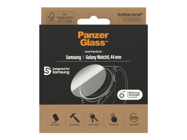 Panzerglass - Skærmbeskytter For Smart Watch - Glas - For Samsung Galaxy Watch6 Classic (44Mm)