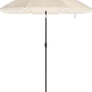 Parasol til haven / stranden, beige