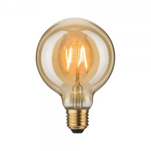 Paulmann Led (Rgb) Energiklasse A+ (A++ - E) E27 Pæreform 2.5 W Guld (Ø X H) 95 Mm X 138 Mm 1 Stk