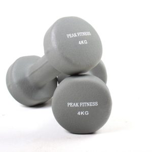 Peak Fitness - 2 x Håndvægt - Neopren - 4 kg