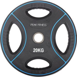 Peak Fitness - 50 mm vægtskive Poly Urethane - 20 kg